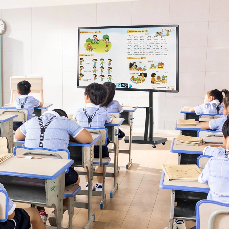 IR touch screen interactive whiteboard electronic teaching digital board 65 inch smart whiteboard  for education