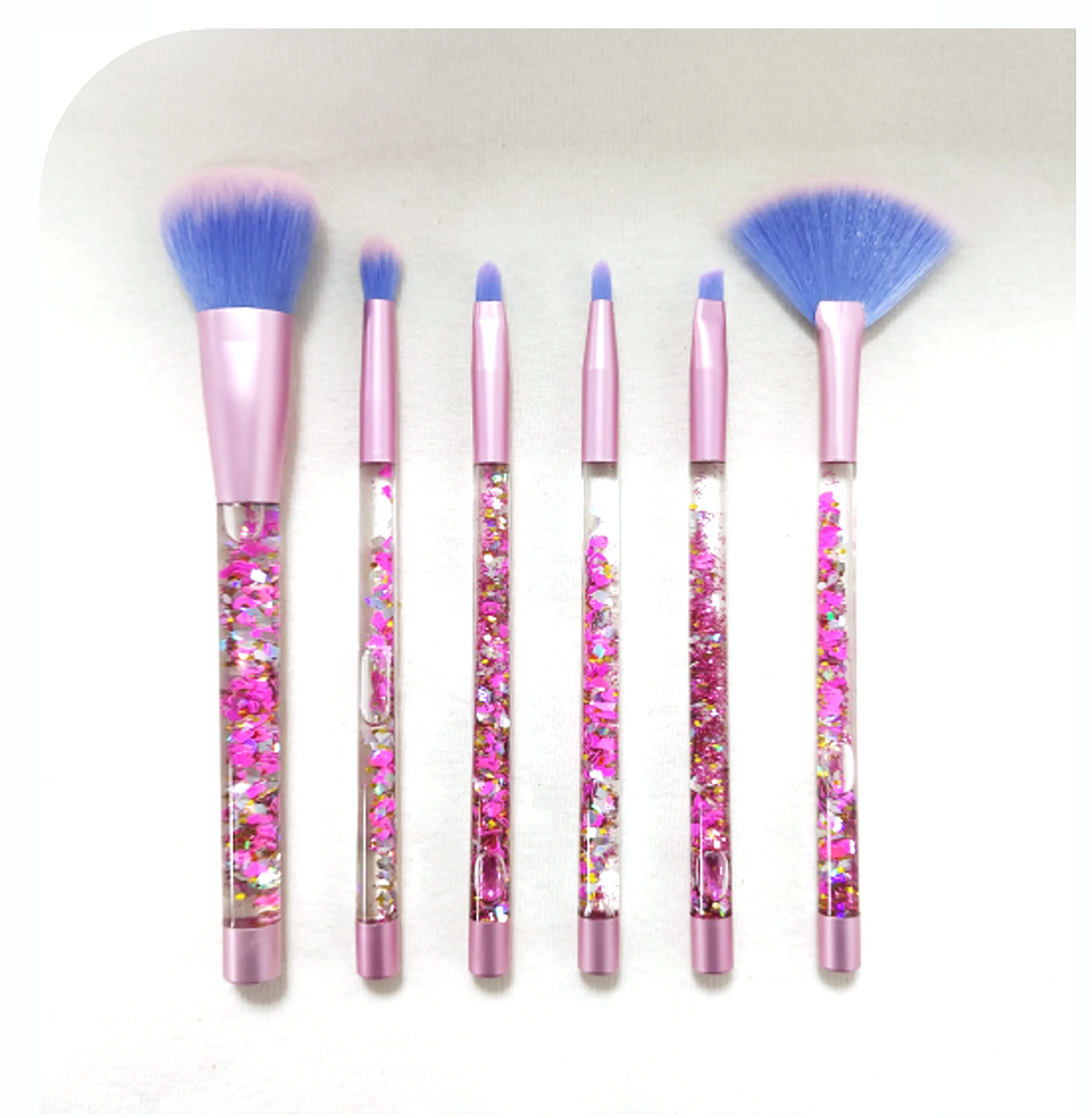 Glitter Makeup Brush Crystal Handle Makeup Brushes Set Ultra Soft Brush Head Foundation eyeshadow Applicator Factory Price