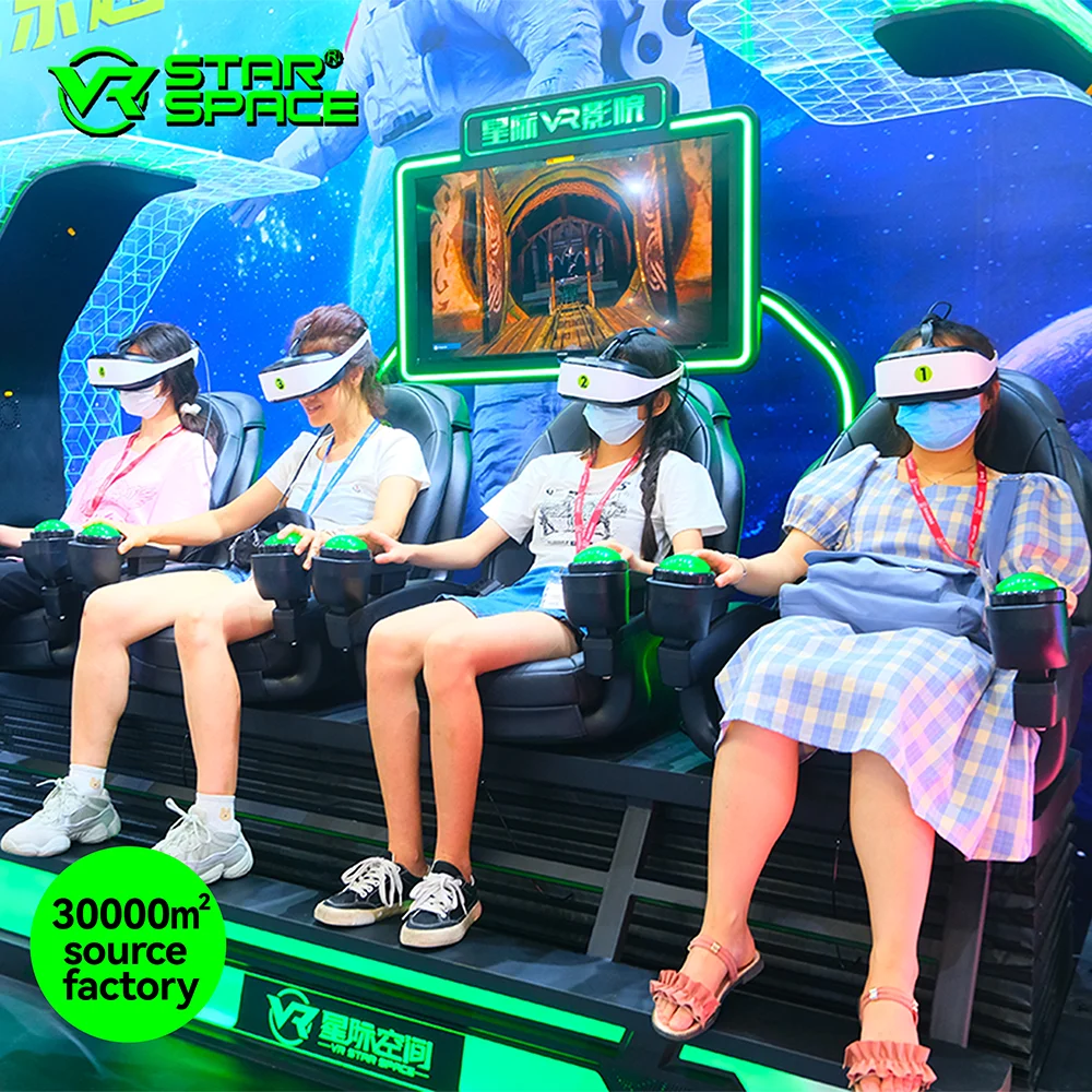 VR Star Space Virtual Headset &VR Headsets Simulator Manufacturer 4 Seats VR Theater Game Project 9D Virtual Reality 5D Cinema