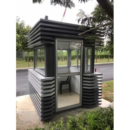 2024 Outdoor Guard House Sentry Box Metal Board  Bathroom Portable/Modular Temporary Restroom Kiosk for United Arab Emirates