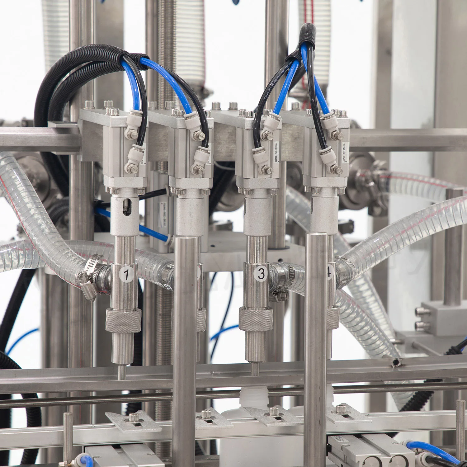 YL-L Automatic Production line Round Plastic Bottle Labeler Cosmetic Cream Paste Filling Capping and Labeling Machine