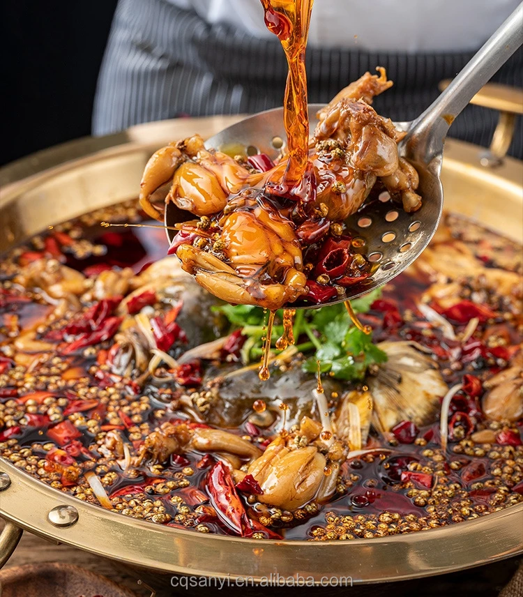 Factory Catering Package Hot Pot Seasoning Fish Frog Legs Condiments Strong Aroma Cooking Seafood Base Boiled Fish Seasoning