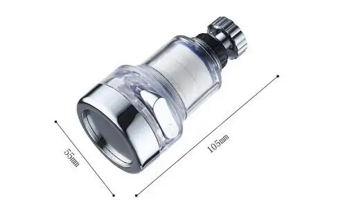 360-Degree Rotatable Water Saving Swivel Faucet Extension Kitchen Sink Aerator Filter Adapter Faucet Nozzle Faucet Extender