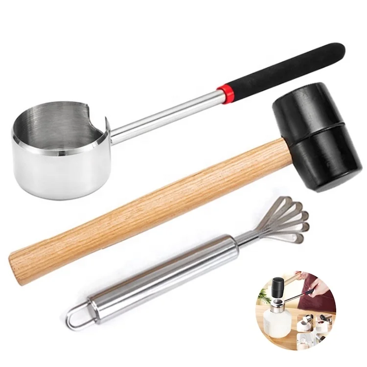 Stainless Steel Coconut Opener Tool Set 3pcs SW-KG710B