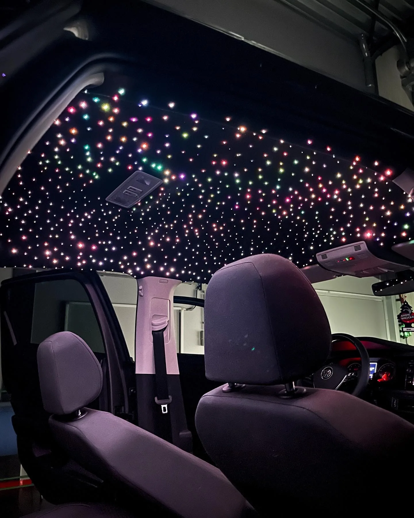 1.5mm 700m/roll color changing fiber optic wire light with remote control