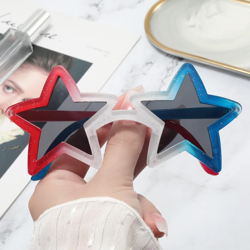 2022 Latest creative funny pentagram sunglasses personality party unisex eyewear