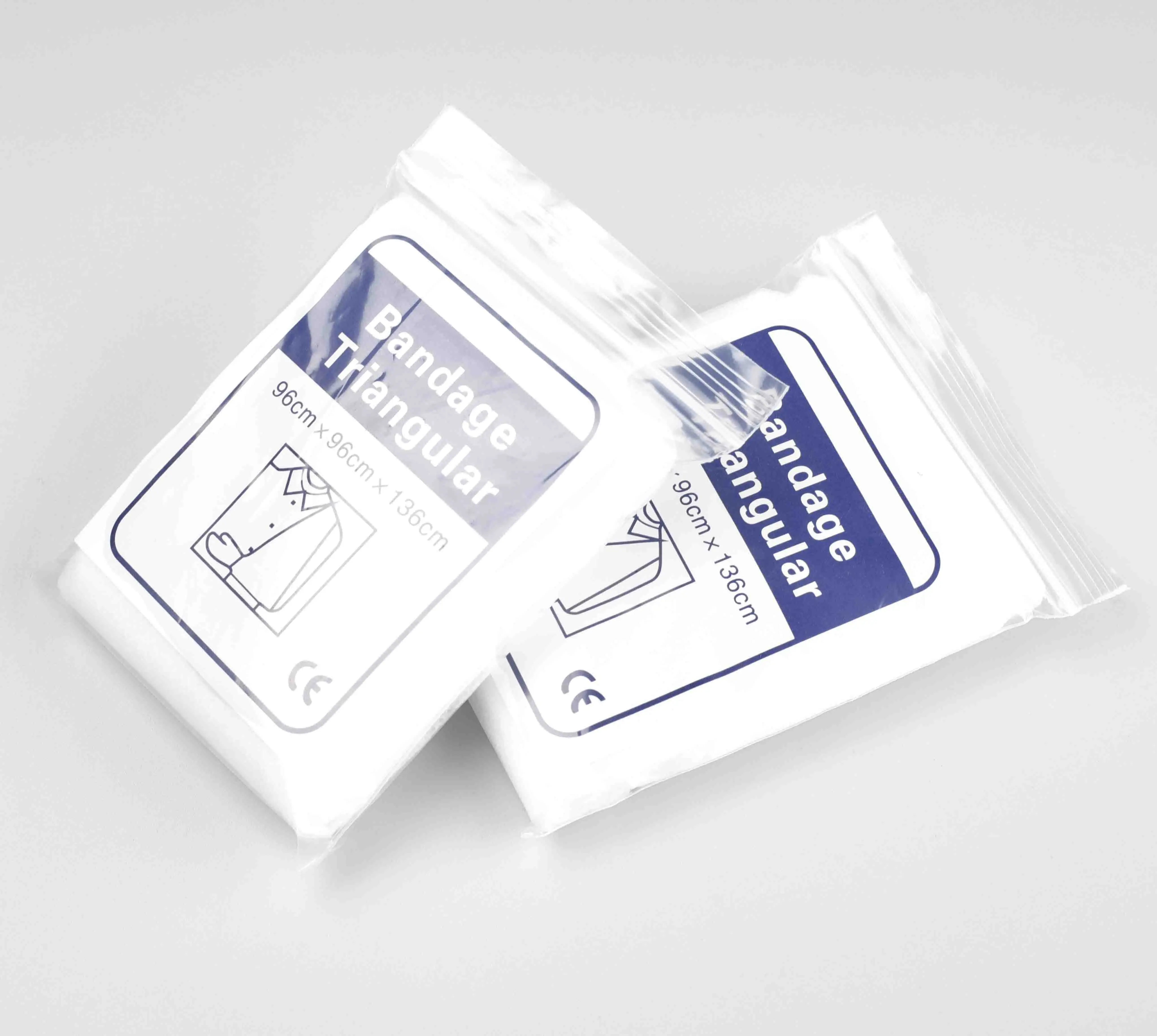 Треугольная Нетканая повязка медицинская треугольная для ран