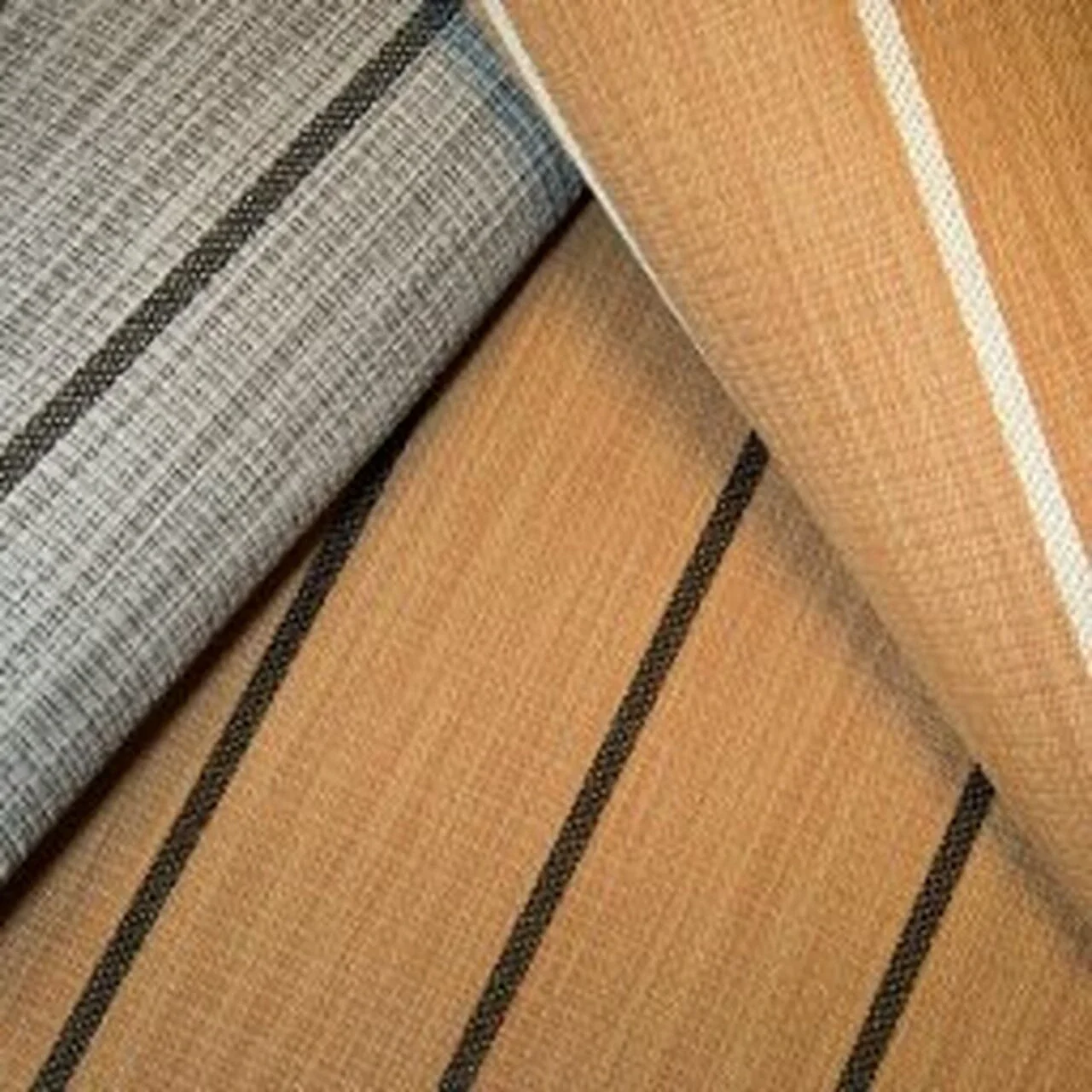 Customize waterproof plastic pvc woven vinyl flooring tile for boat