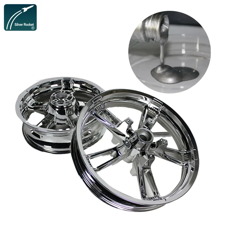 Silver chrome coating mirror chrome effect pigment metallic aluminum pigment for automotive paint