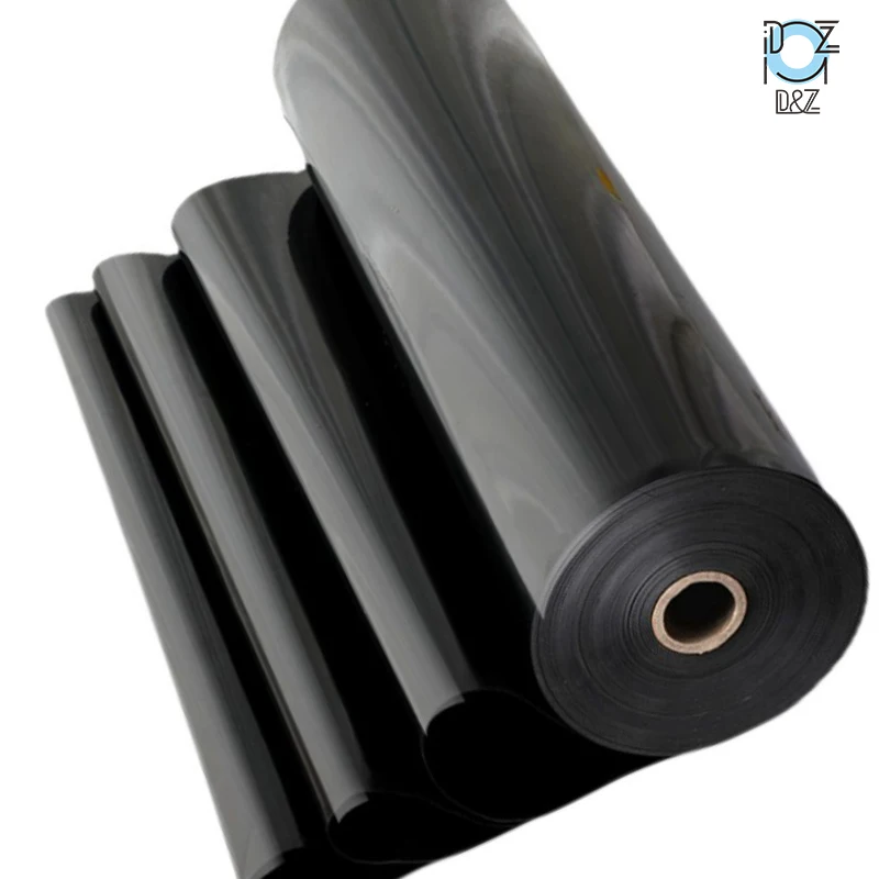 100% new material black Plastic agricultural mulch film silver black White mulch film