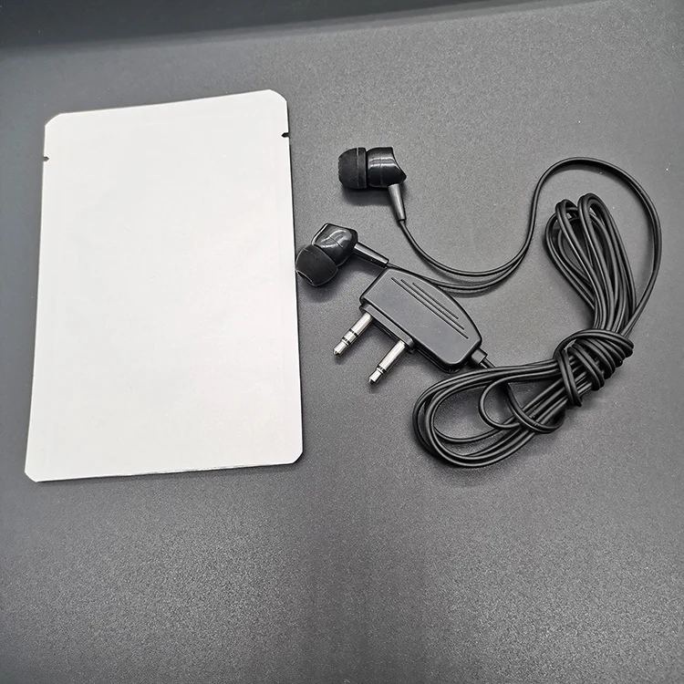 Cheap Disposable Foldable Earphone Headphones Cove Wire Airline Earphone For Airplane Tourist Bus Aviation Phone