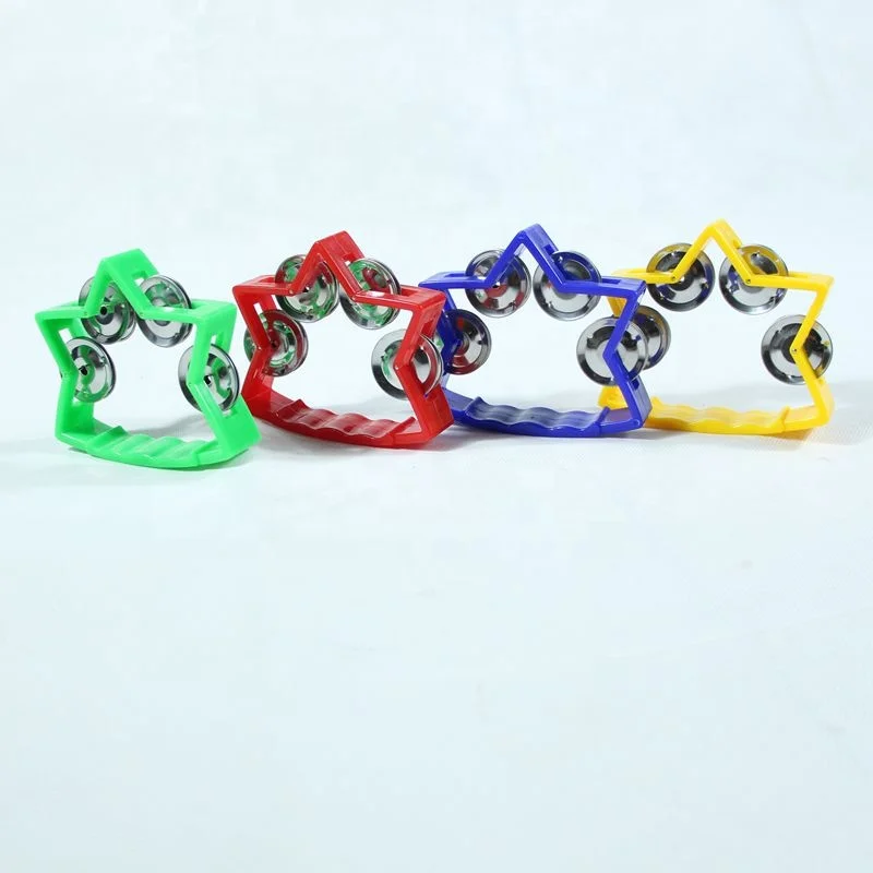 
Wholesale Cheap Price Percussion Instrument mini tambourine toy 