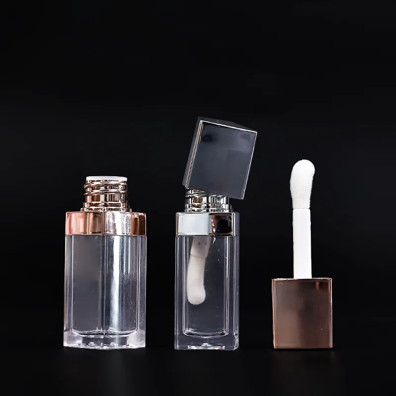 Mini Cosmetic Lip Gloss Tubes Square Clear Empty Lipgloss Tubes Lipsticks Packaging Bottle container tube