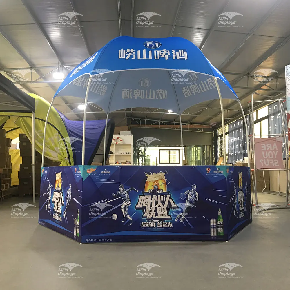 3x3 м рекламный киоск с логотипом на заказ навес купольная камера палатка торговая для мероприятий