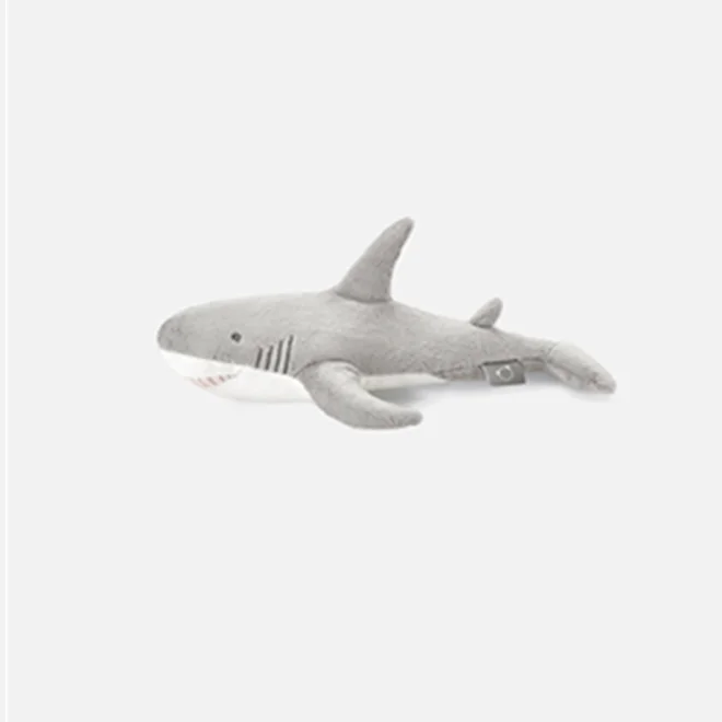 Hot sale personalized cute blue shark plush toy for children pillow shark plush stuffed toy