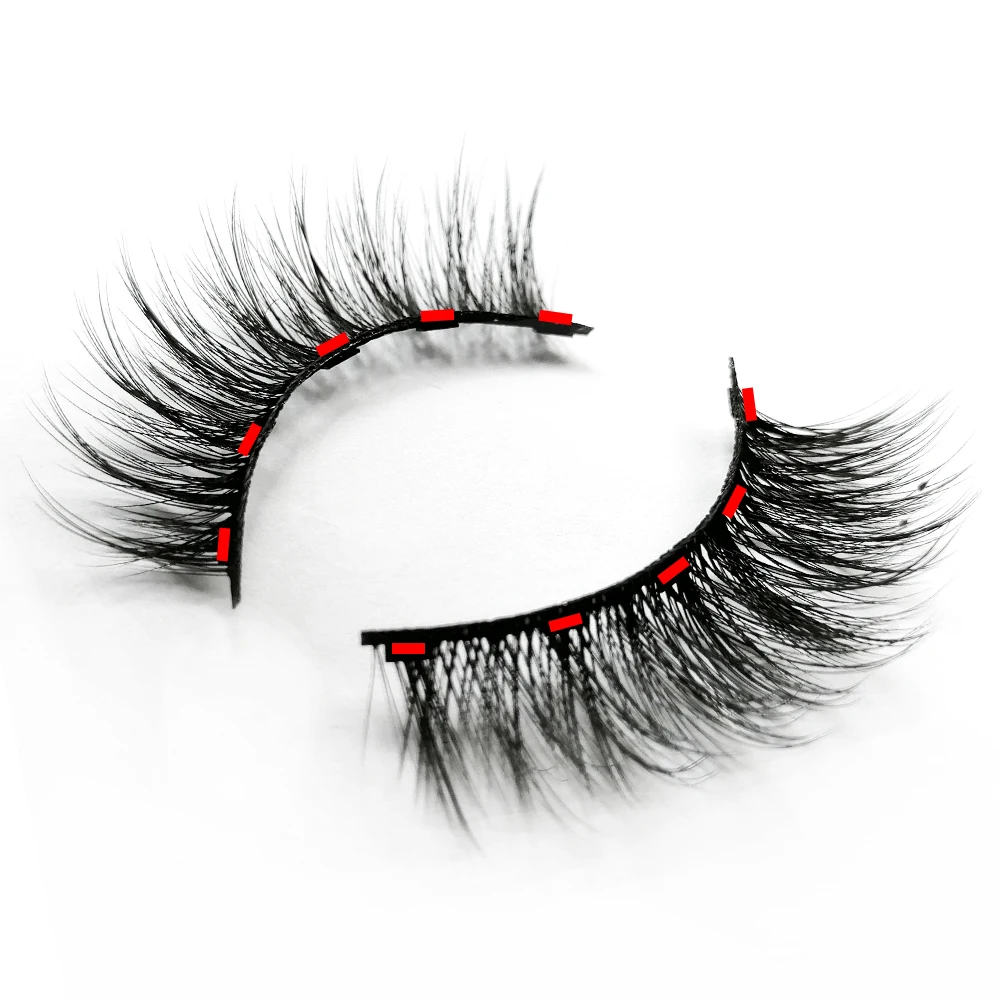 Muting Lashes3D Wholesale Vendor Custom Magnetic False Eyelashes And Magnetic Eyeliner Lash