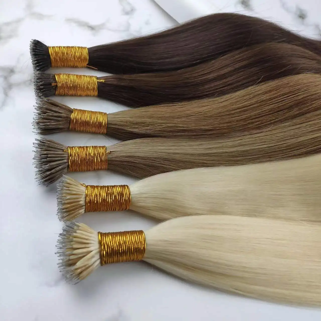 Micro Ring Hair Extensions Dark Brown Micro Loop Human Hair Extensions Brown Micro Ring Remy Human Hair Extensions For Women