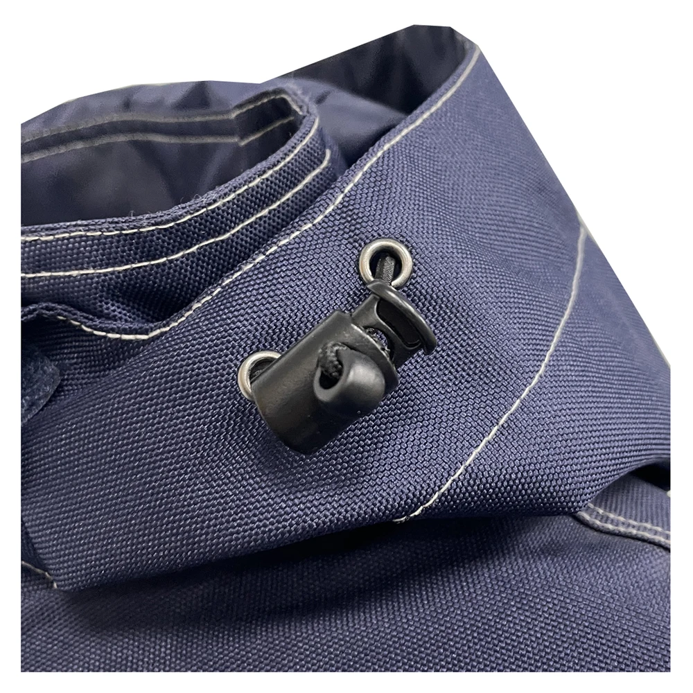 2023 winter warm work woven oxfod blue mens denim jacket