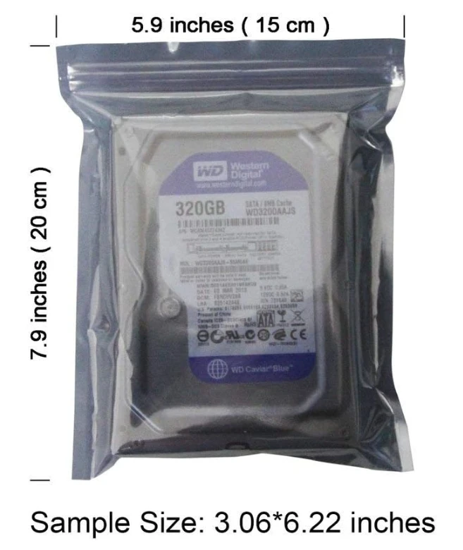 Custom Anti static Translucent Mylar Seal ESD Electrostatic Discharge Protective PCB Anti-Static Shielding Antistatic ESD Bag