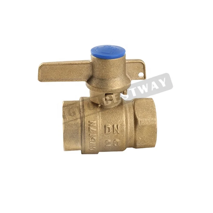 BWVA ISO certification good market water meter lock valve with key