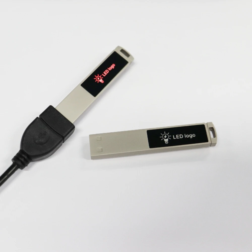 Custom Glowing Logo Promotional Memory U Stick Pendrive 4GB 8GB 16GB 32GB 64GB 128GB3.0 Pen Drive USB Flash Drives