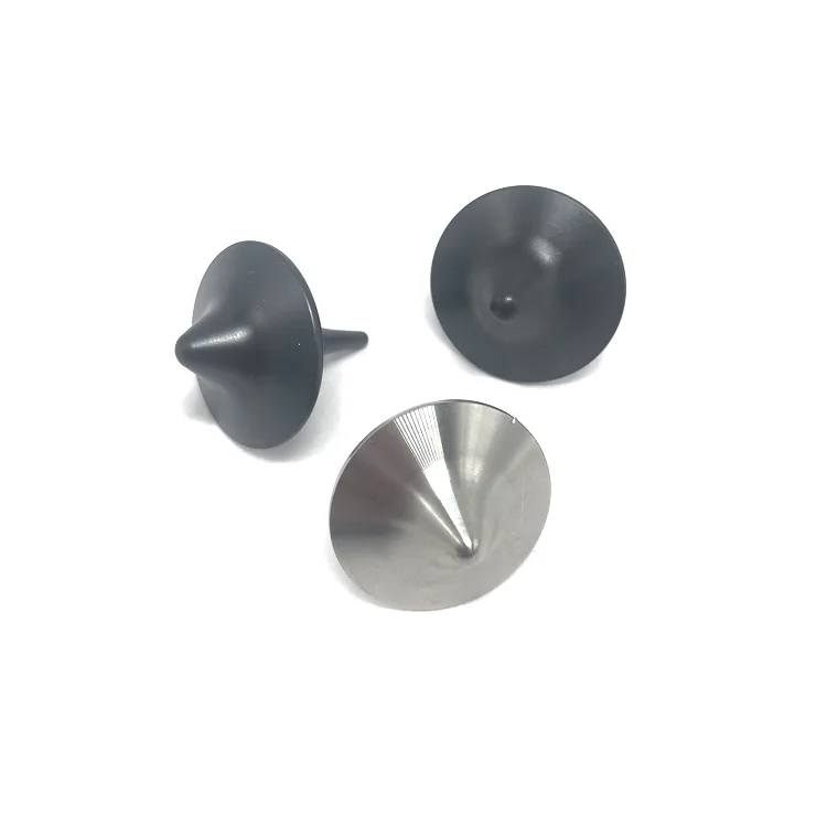 Oem/odm Steel Stainless Steel Gyro Cnc Turning Drawing Gyroscope Parts With Black Oxidized Finish