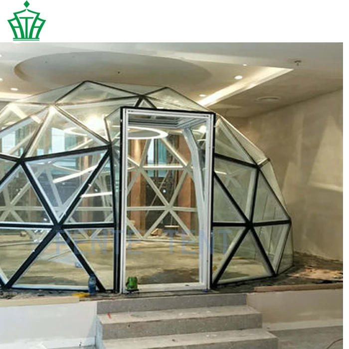 Factory Luxury Supply Glass Igloo Dome Tent for Hotel in Cold Area
