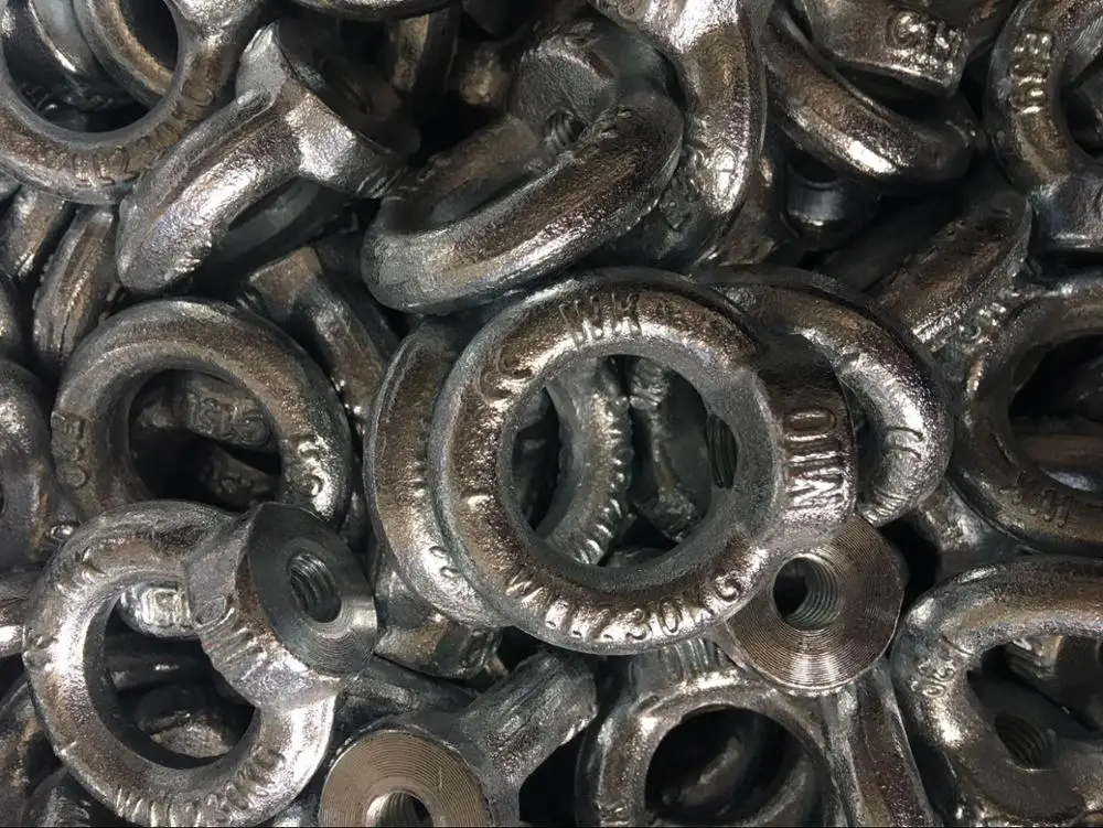 EMP Stainless Steel SS316 SS 304 ASME B8 A2-70 SUS 316 Metric Screw Thread Lifting Eye Nut Bow Nuts