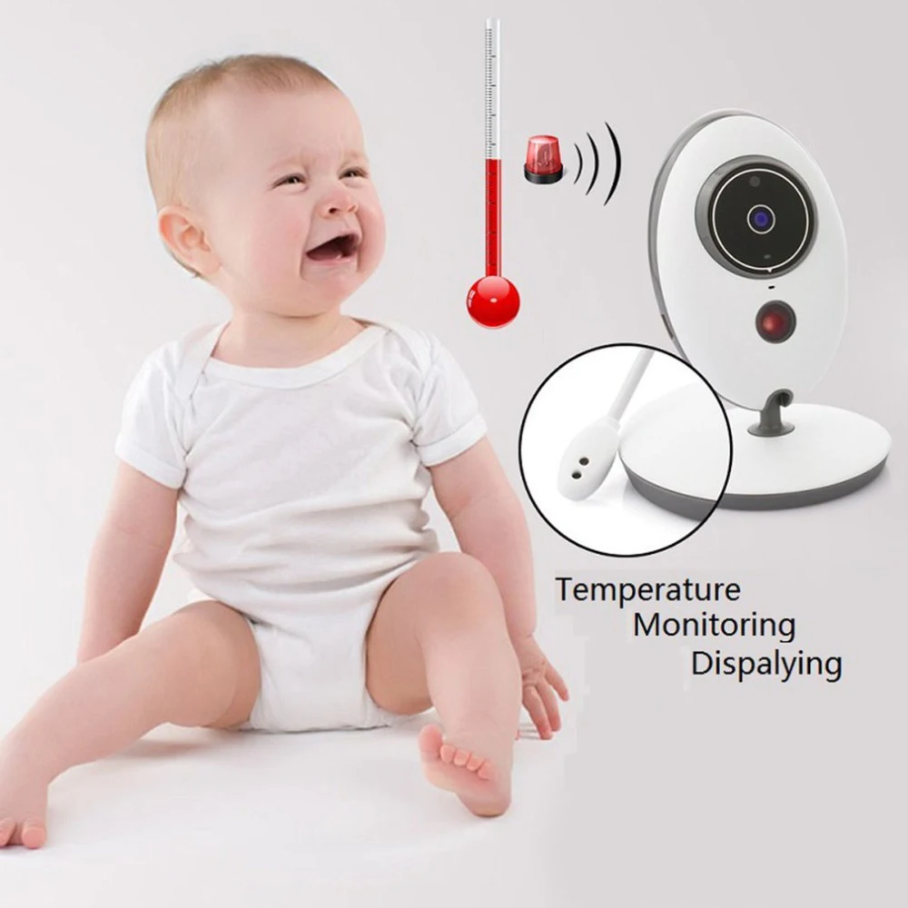 Nanny monitor Double Talk Walkies talkie 2.4Ghz Baby Children Monitoring Camera Two Way Talk Video Voice Monitor CC603
