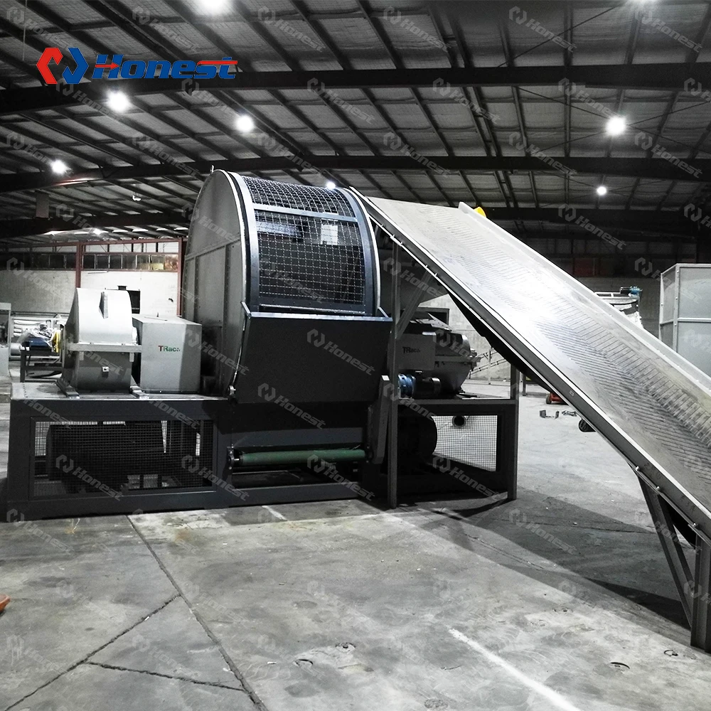 Double Shaft Rubber Pneu granule Rubber Blocks Tire Shredder On Promotion