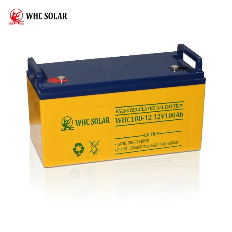 WHC solar batteries agm vrla gel 12v 100ah 200ah 250ah 20ah deep cycle ups inverter battery solar panel lead acid battery