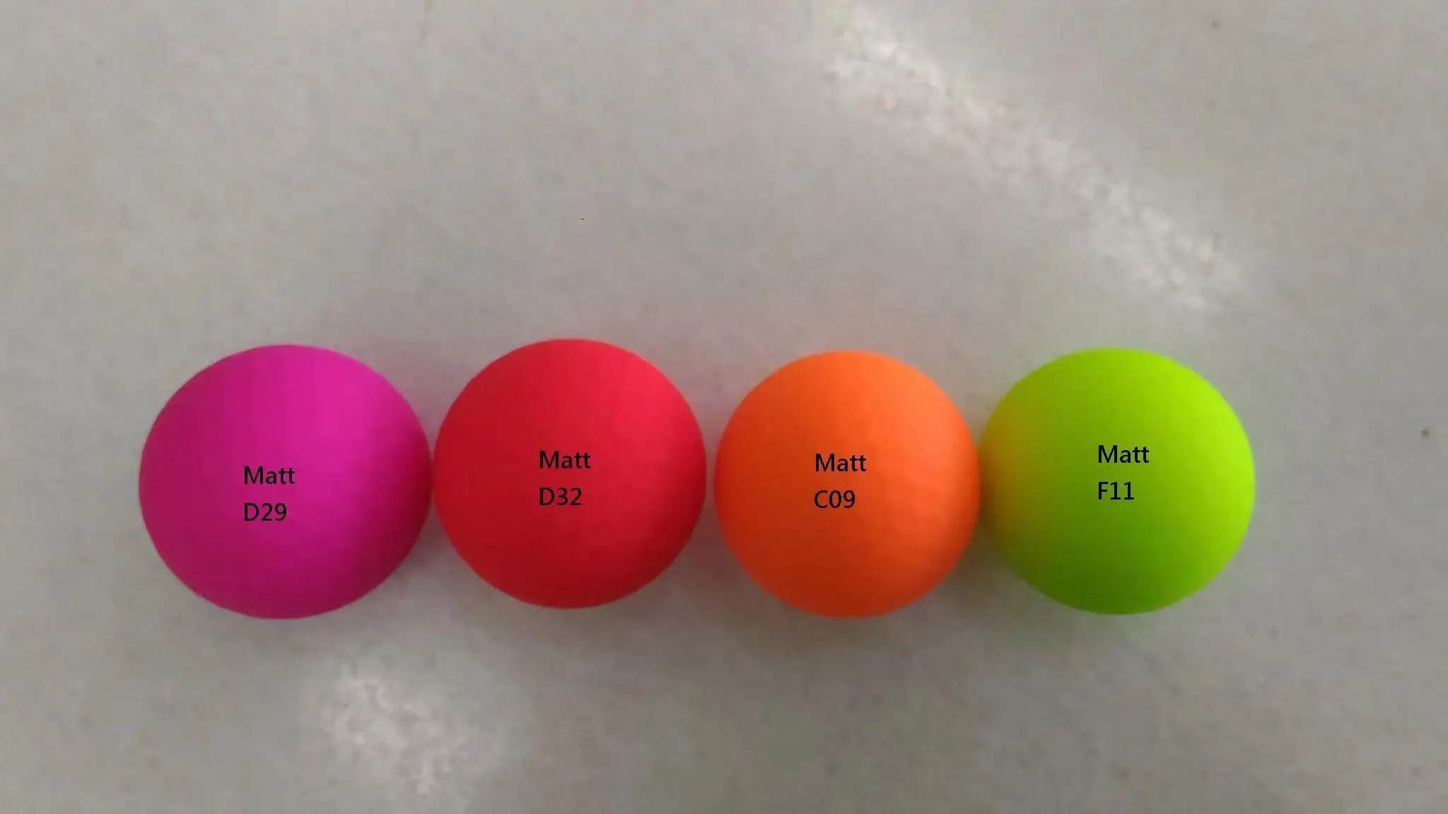 PRIMUS GOLF High quality Customized Colorful 2 Piece matte golf ball blank Made in Taiwan matte golf ball