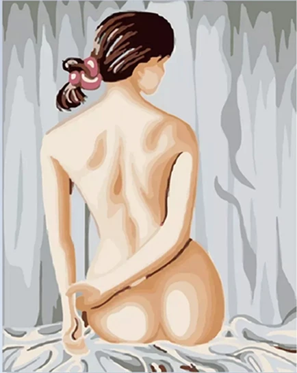 Modern POP Art Painting Home Decoration Wall Art African Art Sexy and Nude Women