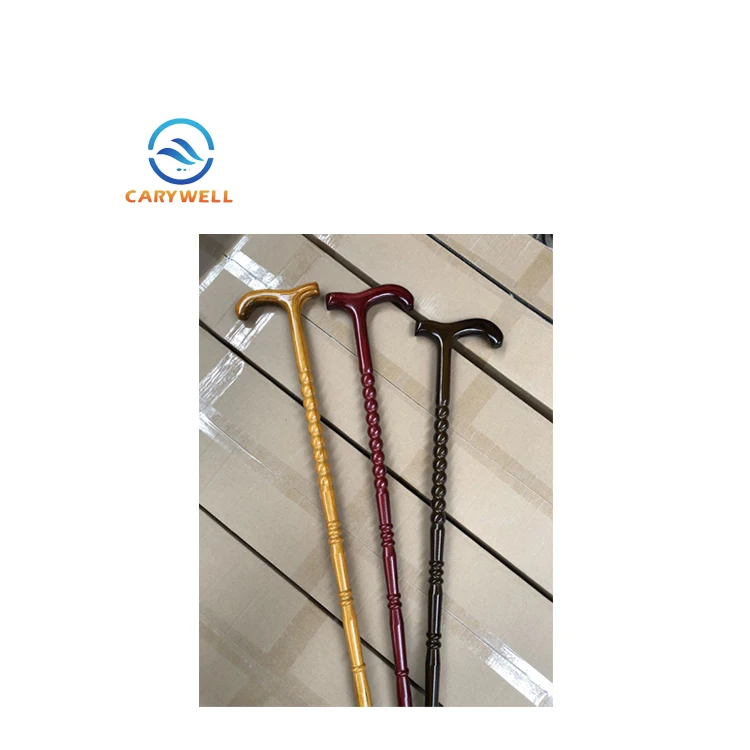 New Elderly Fashion  Wooden Carved Walking Sticks Walking Sticks Wood Cane