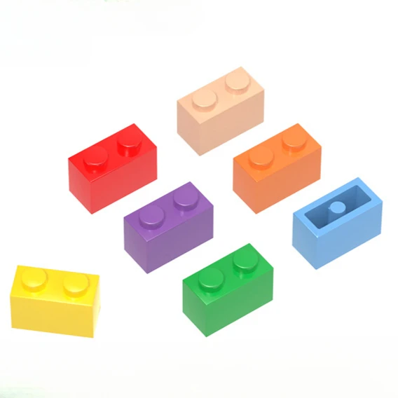 Factory Wholesale Mini Construction Building Bricks 69 Colors 1*2 (3004) Brick Production