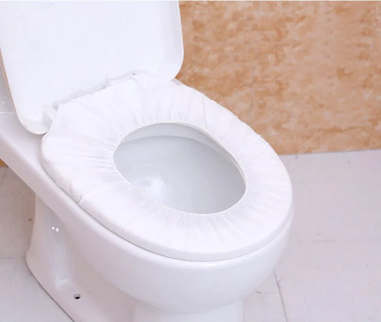 Factory Wholesale Disposable Non-woven Fabric Toilet Seat Cushion For Hotel Toilet Seat Cover