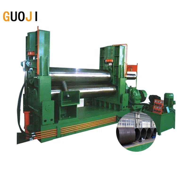 
 Guojimachine GJ W11Y-45x3000 3 рулонов симметричный пластина рулон вальцовочная машина  