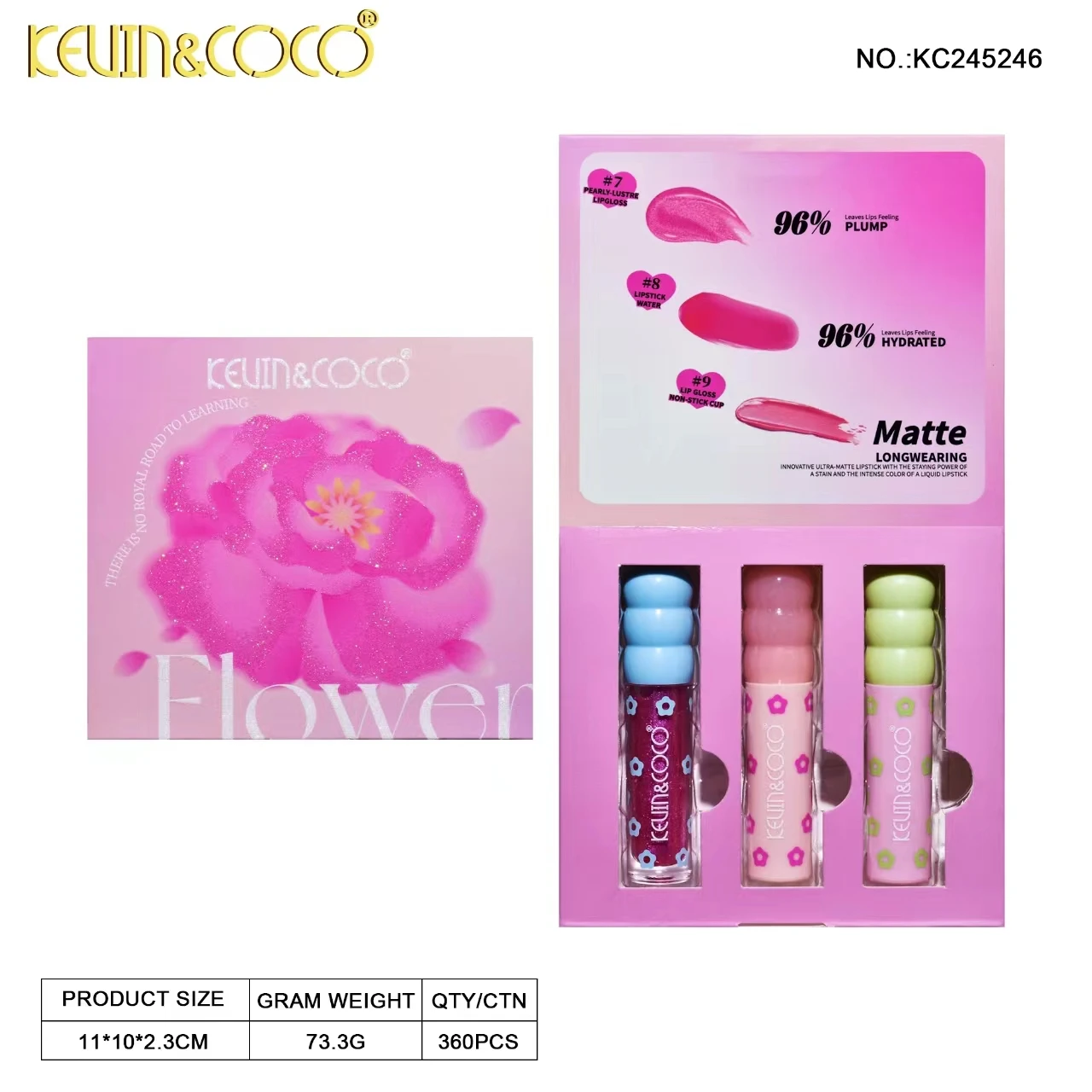 Wholesale kevin coc lip plumper gloss Cosmetics Shiny glitter Vegan Private Label Lip gloss container makeup Vendor