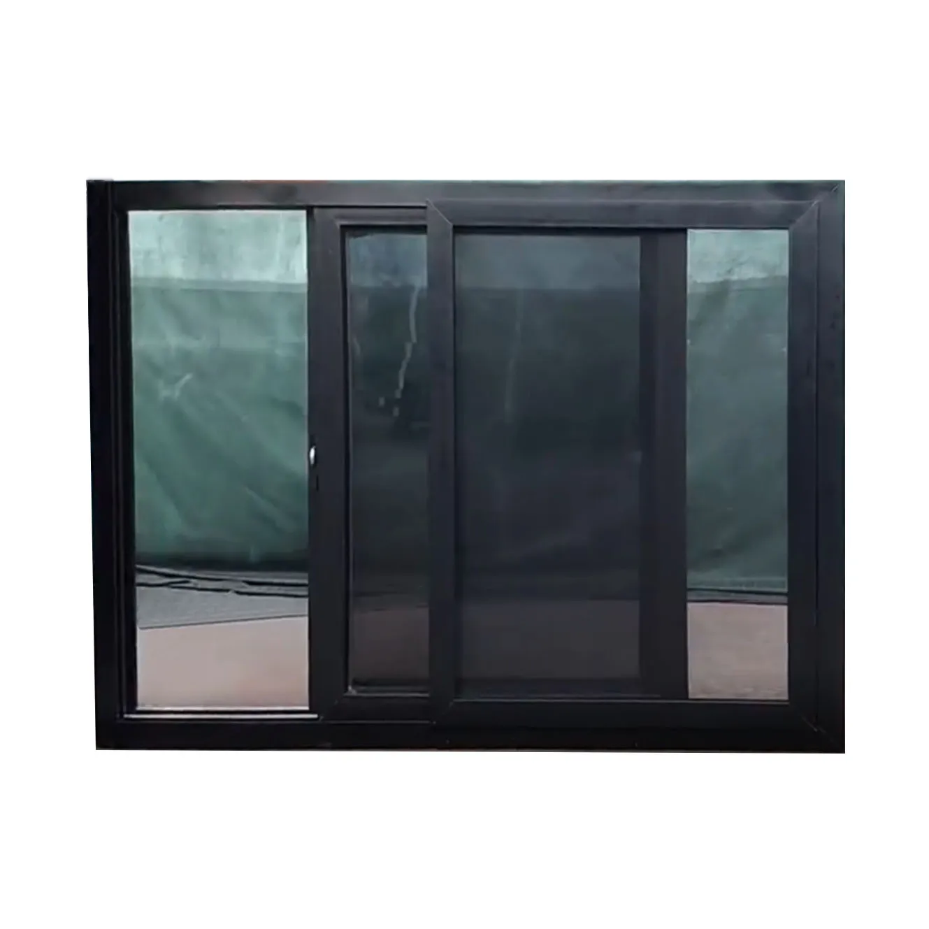 Best Selling Good Price Outside Sliding Window Grill Upvc Profile Glass Design Pvc Window Ghana Small Black Sliding Windows