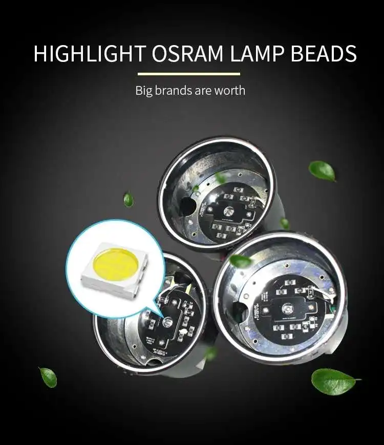 High Flux LED Traffic Lights 100MM Traffic Signal Light Red Amber And Green