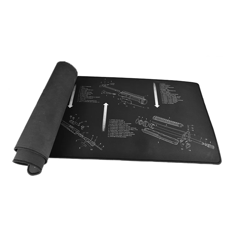 Cheap Factory Price Pistol Mouse Pad Ar15 Cleaning Baking For Kitchen Gun Mat