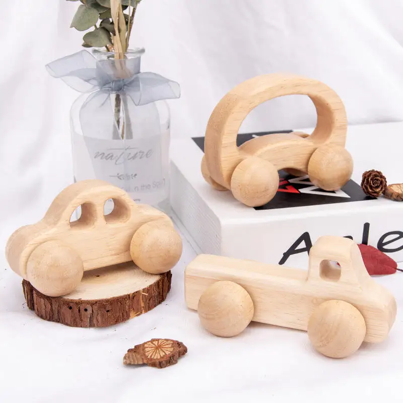 Wholesale Educational Wooden Toy Car Wooden Sliding Car Toy for Kids