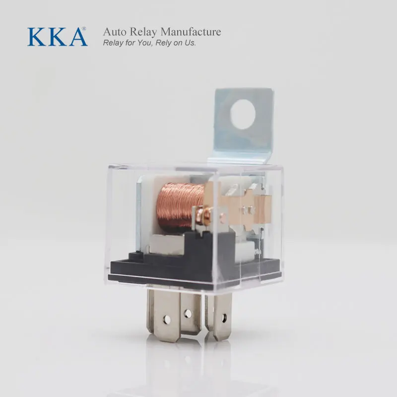 KKA-B4 30A/40A Universal Automotive Relay 12V 5pin, Transparent Cover for Car Truck Motor Boat Fan, JD1914 Car Relay