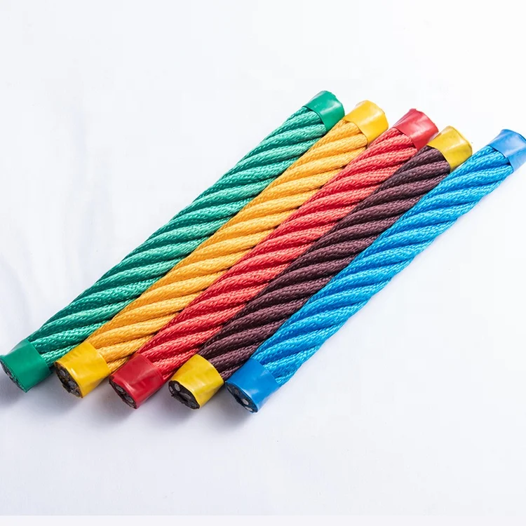 6x19+FC polyester compound rope for kids outdoor rope game
