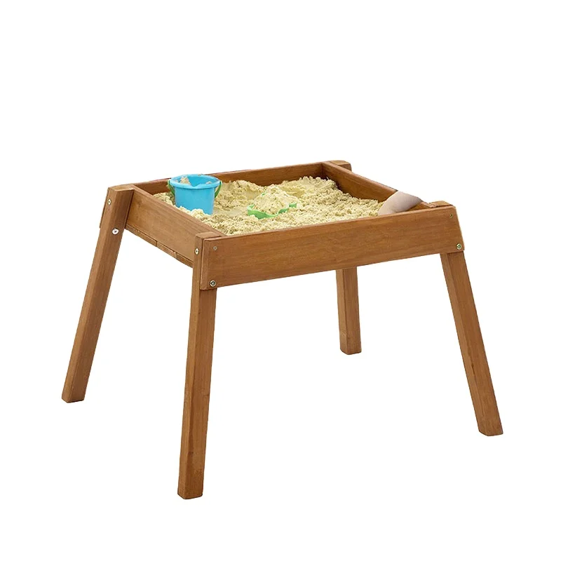 Outdoor Wooden Kids Mini Sand Box Table Toy For Garden