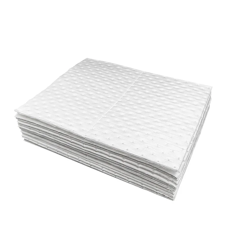 High Absorbency 100% Polypropylene Eco-friendly Impermeable Oil Only Absorbent Pad