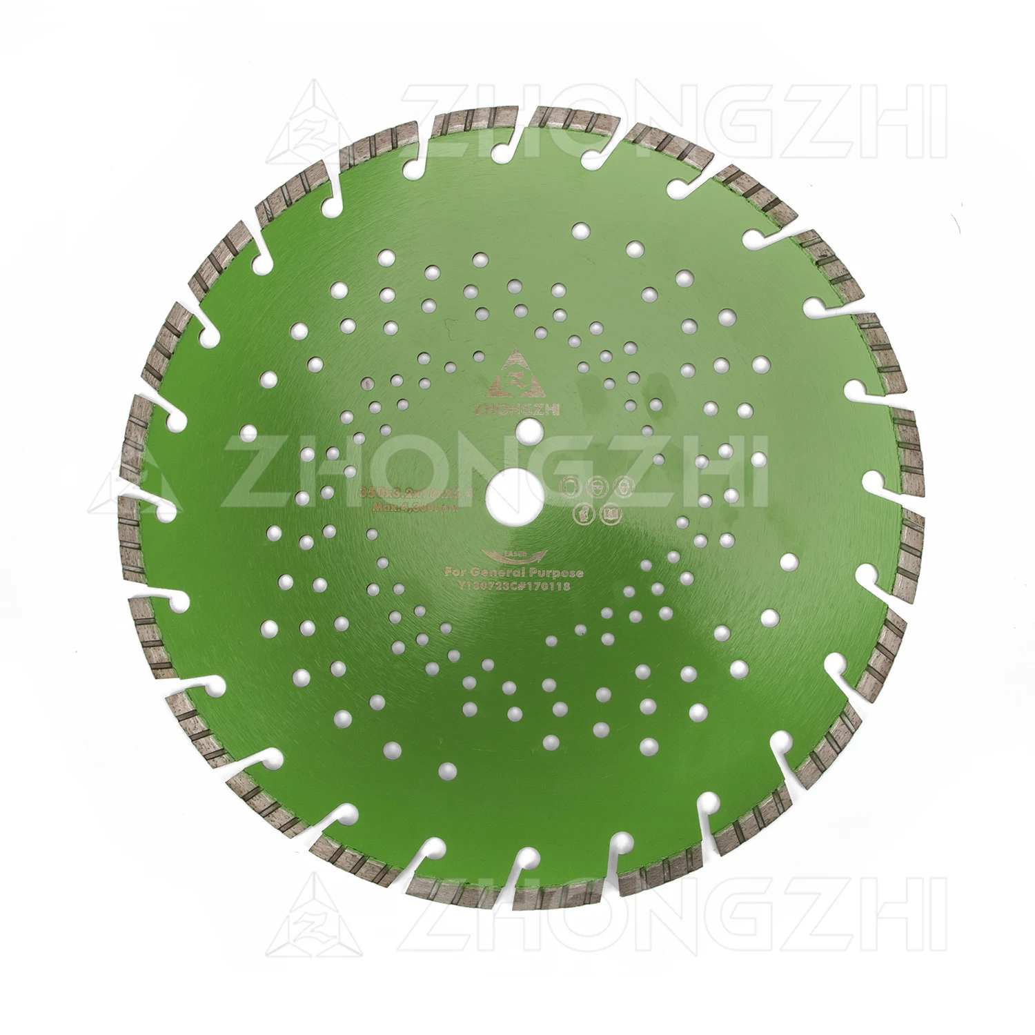 350mm Laser Turbo Segmented Saw Blades Diamond Tools for Universal Use