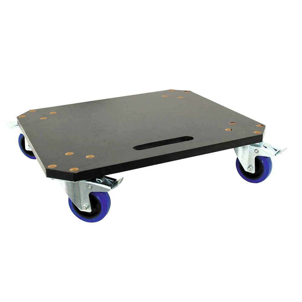 high quality custom movable wheels board for moving flight case
