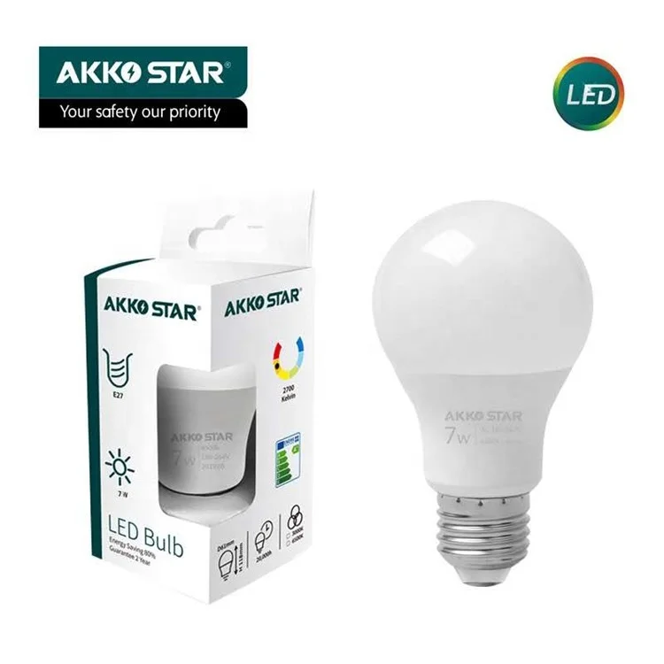 Akkostar высокоэффективный PC PBT 9w E27/B22