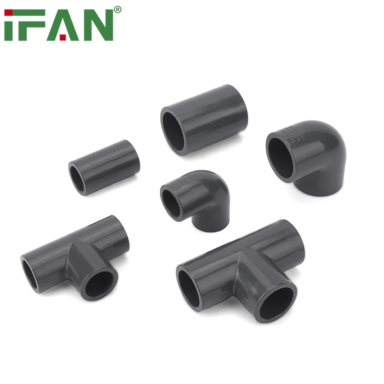 IFAN Cheap Price SCH80 PVC Fittings Pipe 3 Inch PVC Water Pipe Fitting Tee Elbow All Types PVC Pipe Fittings